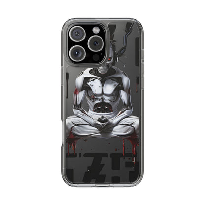 Clear Phone Cases with Cyber Design