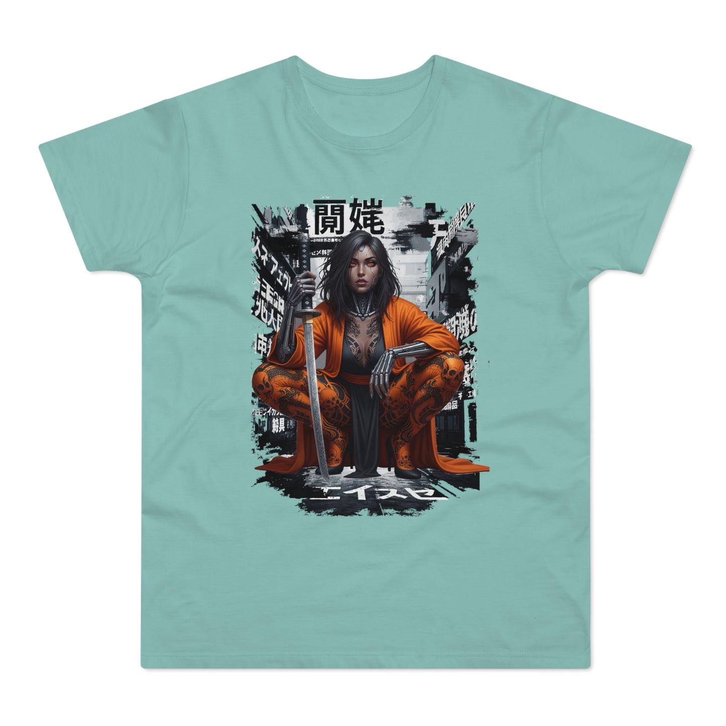 Urban Samurai Unisex T-shirt, Graphic Tee for Anime Fans, Streetwear Fashion, Unique Gift for Birthdays, Casual Wear