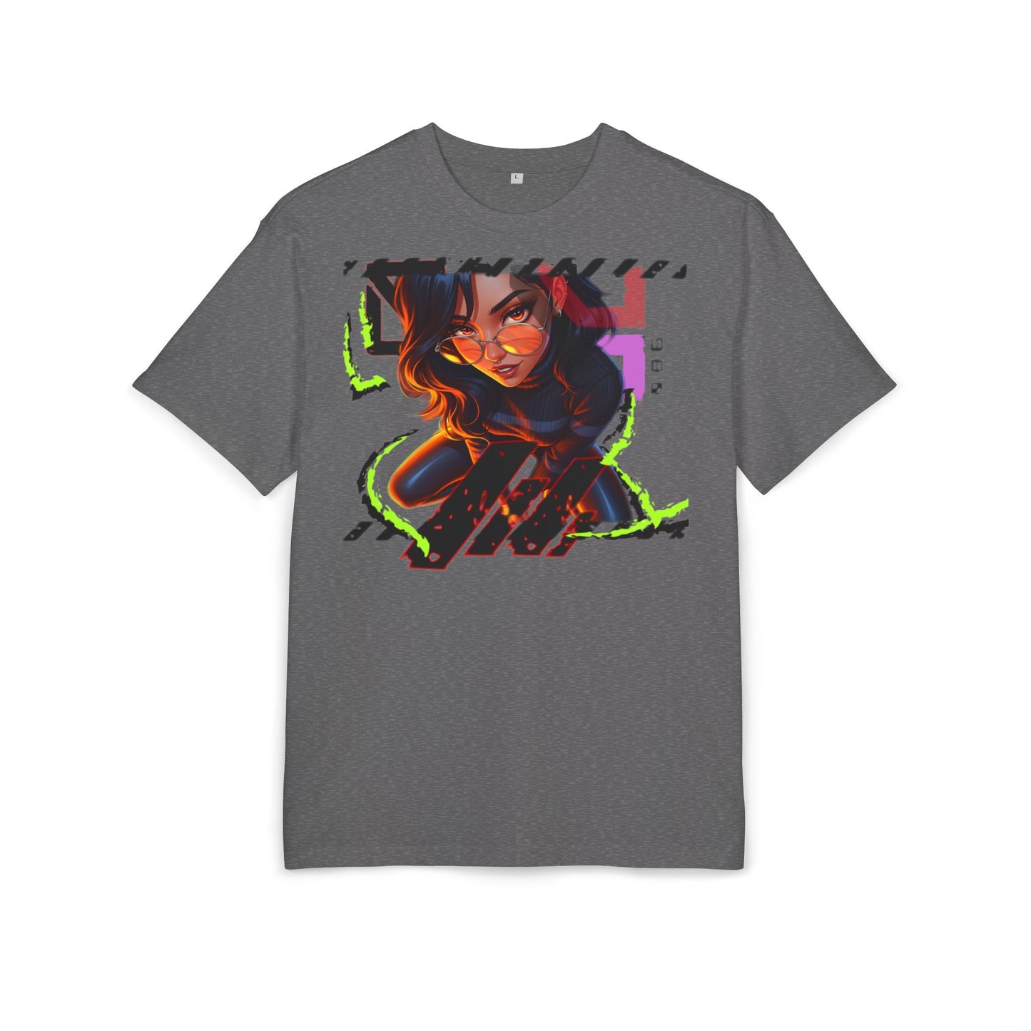 Edgy Graphic Unisex Heavy Oversize Tee - Street Style Fashion