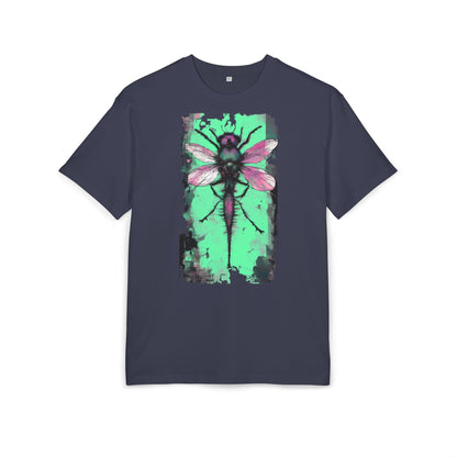 Botanical Dragonfly Tee - Nature-Inspired Unisex Oversized Shirt, Boho Style, Eco-Friendly Gift, Relaxed Summer Top, Unique Graphic Tee