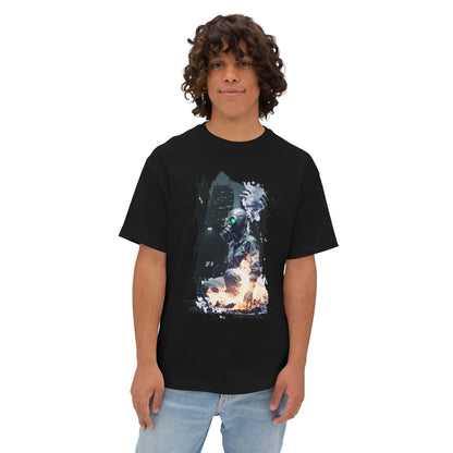 Cool Graffiti Monster Tee, Unisex Boxy T-Shirt, Streetwear Fashion, Graphic Tee, Unique Urban Style