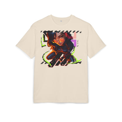 Edgy Graphic Unisex Heavy Oversize Tee - Street Style Fashion