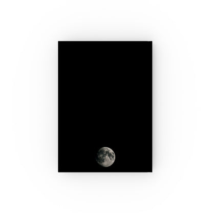 Moonlit Hard Backed Journal for Dreamers, Writing, Self-Reflection, Gift for Women, Night Sky Lovers, Inspiring Notebook