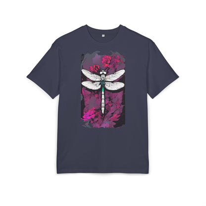 Dragonfly Art Unisex Heavy Oversize Tee, Nature Lover Shirt, Gift for Her, Artistic Tee, Summer Fashion, Relaxed Fit Clothing
