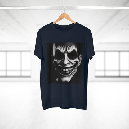 Creepy Clown Unisex T-Shirt - Unisex Graphic Tee for Halloween, Horror Fans, Costume Party, Unique Gift Idea, Spooky Apparel
