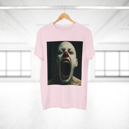 Creepy Clown Graphic T-Shirt, Scary Shirt for Halloween, Horror Movie Fans, Unique Gift for Him, Unisex Casual Wear