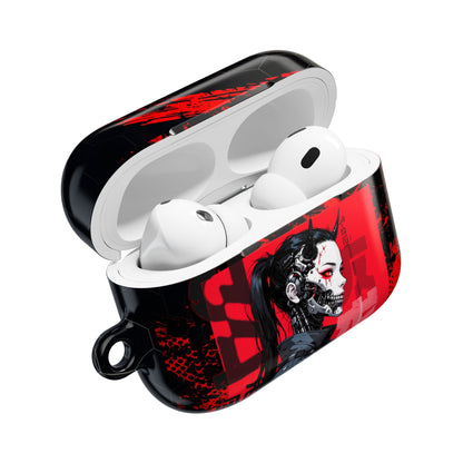Cyberpunk AirPod Case - Stylish Reactive Design for Tech Lovers, Gifts for Gamers, Modern Charging Case, Unique Earbud Cover