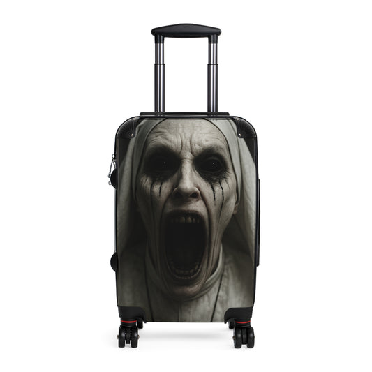 Halloween-Inspired Luggage, Spooky Suitcase, Travel Bag, Unique Halloween Gift, Horror Themed Carry-On