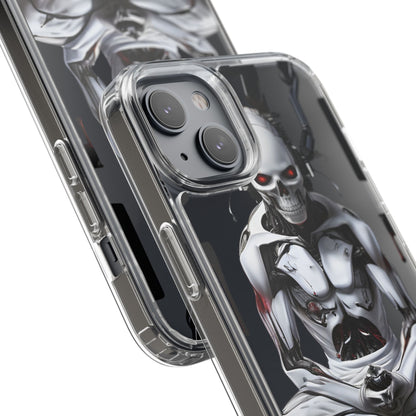 Clear Phone Cases with Cyber Design