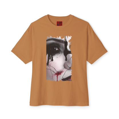 Artistic Oversized Tee - Unique Graphic T-shirt for Art Lovers, Comfortable Fashion, Trendy Unisex Wear, Perfect for Gifting, Casual Style