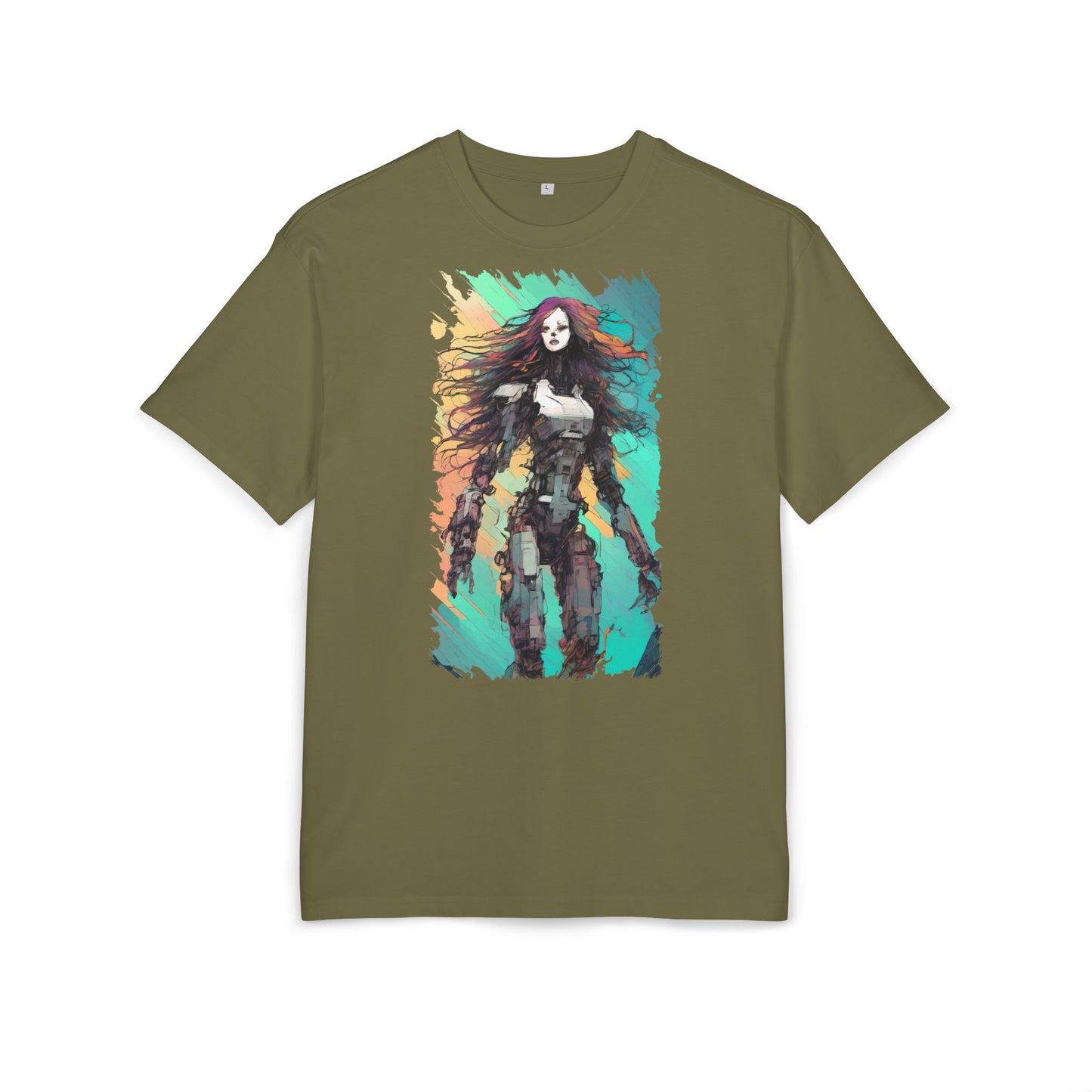 Artistic Graphic Tee, Casual Oversize Top, Unique T-Shirt Gift, Trendy Streetwear, Creative Fashion Statement