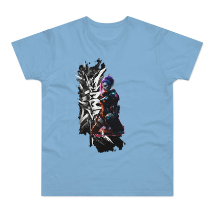 Unisex Graphic T-Shirt Featuring Bold Illustration, Streetwear Style Tee, Trendy Casual Wear, Perfect Gift for Graphic Art Lovers
