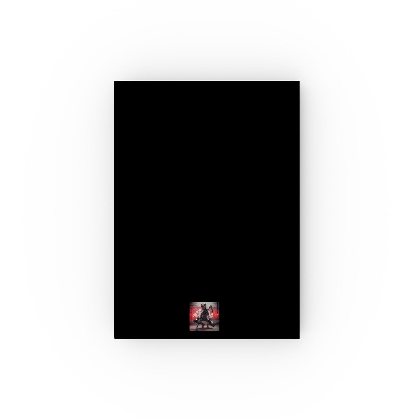 Robotic Art Hard Backed Journal | Sci-Fi Notebook, Gift for Writers, Sketchbook, Cyberpunk Design, Unique Stationery