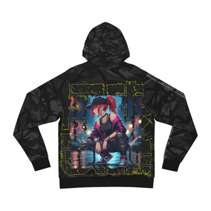 Edgy Graphic Hoodie, Fashion Hoodie, Streetwear Style, Unique Gift for Him & Her, Cool Vibe, Urban Comfort Wear