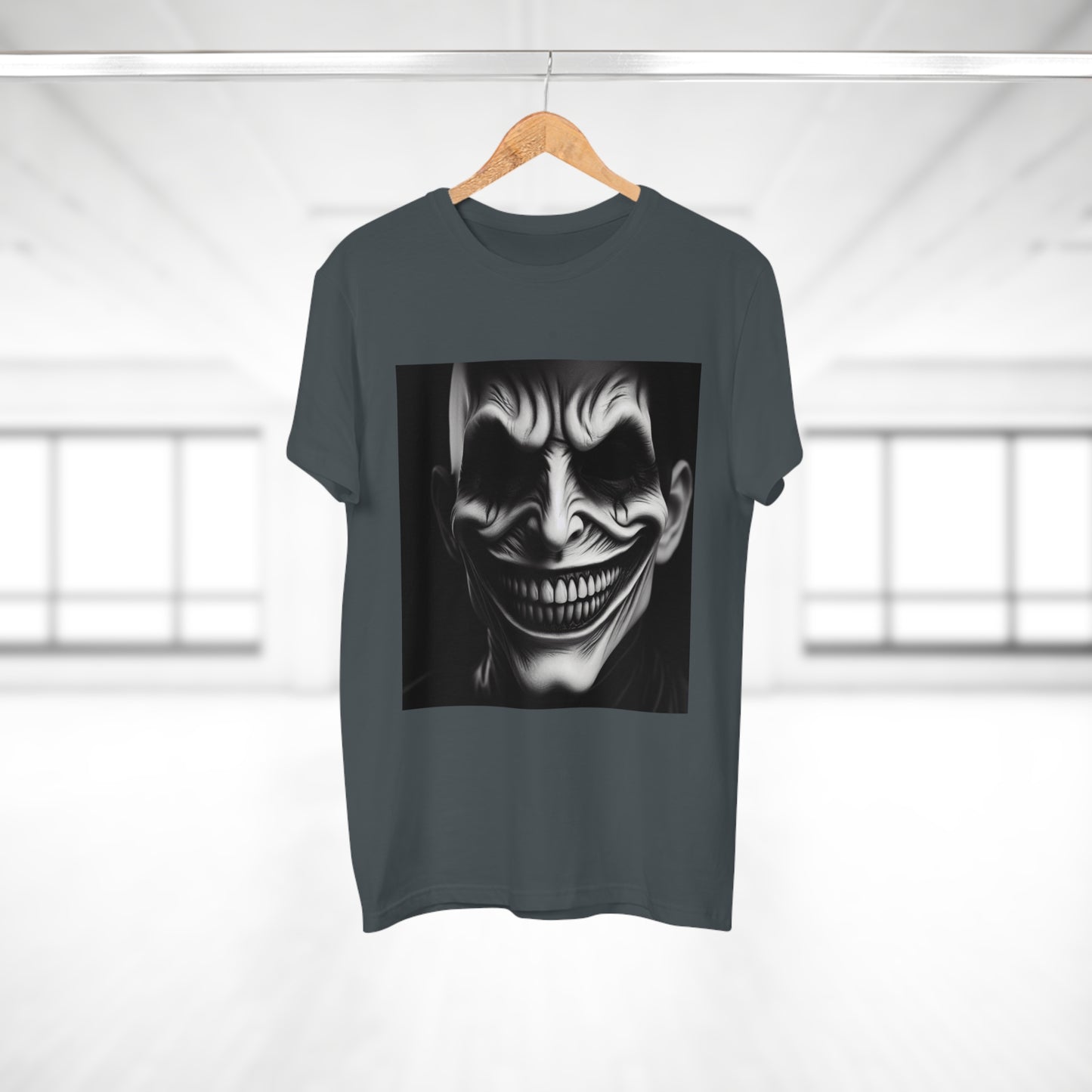 Creepy Clown Unisex T-Shirt - Unisex Graphic Tee for Halloween, Horror Fans, Costume Party, Unique Gift Idea, Spooky Apparel