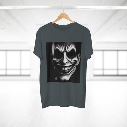 Creepy Clown Unisex T-Shirt - Unisex Graphic Tee for Halloween, Horror Fans, Costume Party, Unique Gift Idea, Spooky Apparel