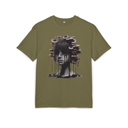Mystical Mushroom Graphic Unisex Heavy Oversize Tee