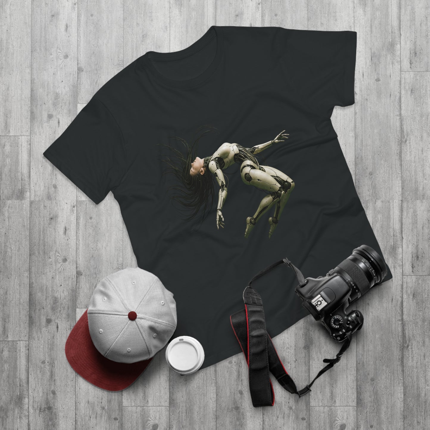 Futuristic Robot Graphic Tee for Men & Women, Tech Lover Gift, Unisex T-Shirt, Casual Wear, Unique Gift, Trendy Fashion