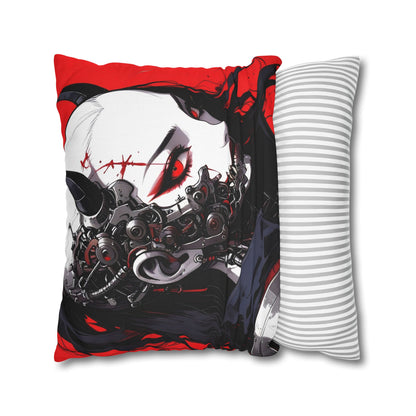 Futuristic Anime Style Pillowcase, Cyberpunk Decor, Gift for Anime Lovers, Home Accessories, Housewarming Present, Cozy Bedroom