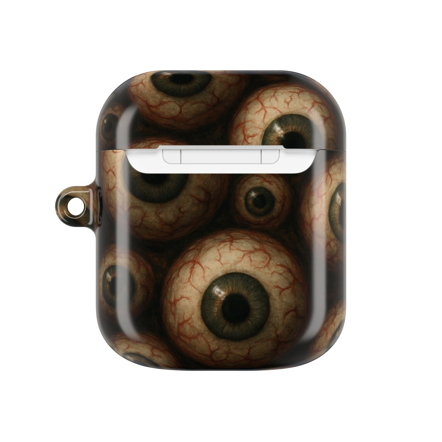 Unique Eyeball AirPod Case, Quirky Phone Accessory, Halloween Gift, Weird Aesthetic Decor, Eye Pattern Tech Case