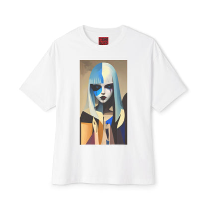Artistic Oversized Tee, Stylish Graphic Top, Trendy Unisex Shirt, Unique Art Apparel, Casual Wear, Gift for Art Lovers