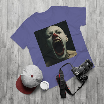 Creepy Clown Graphic T-Shirt, Scary Shirt for Halloween, Horror Movie Fans, Unique Gift for Him, Unisex Casual Wear