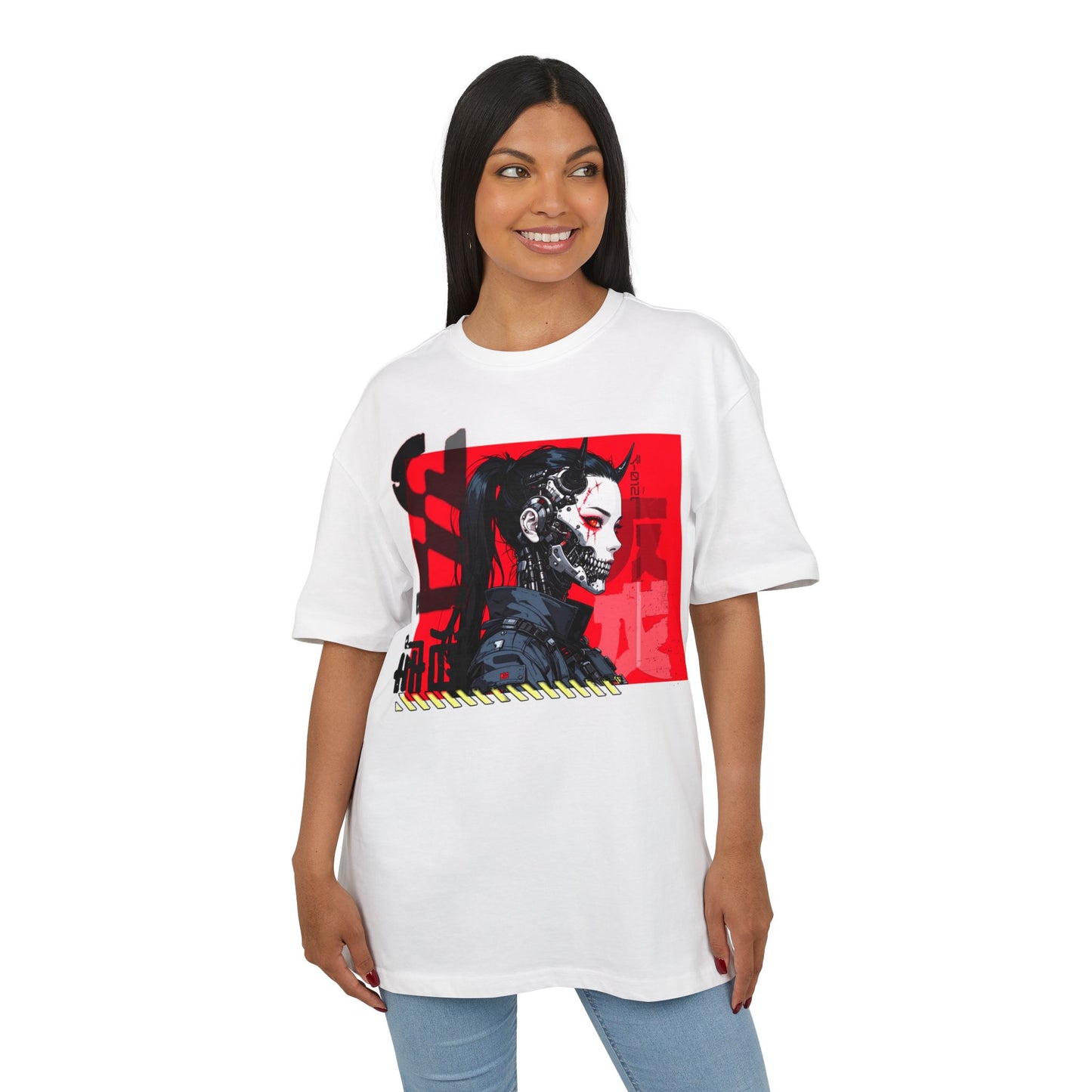 Cyber Edgy Oversize T-Shirt