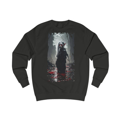 Horror-Themed Unisex Sweatshirt - Perfect for Halloween, Spooky Season, Horror Fans, Cozy Casual Wear