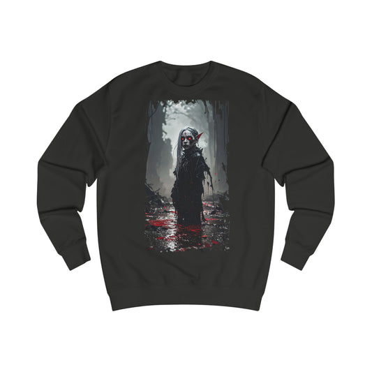 Horror-Themed Unisex Sweatshirt - Perfect for Halloween, Spooky Season, Horror Fans, Cozy Casual Wear