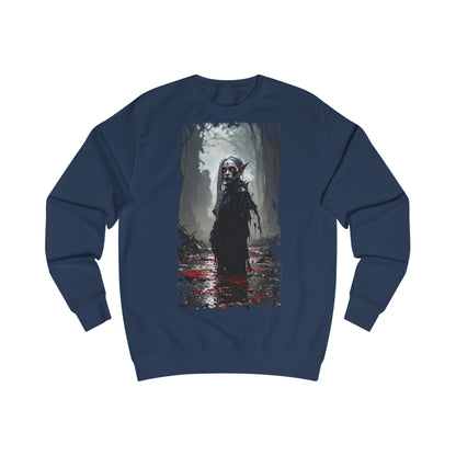 Horror-Themed Unisex Sweatshirt - Perfect for Halloween, Spooky Season, Horror Fans, Cozy Casual Wear