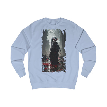 Horror-Themed Unisex Sweatshirt - Perfect for Halloween, Spooky Season, Horror Fans, Cozy Casual Wear