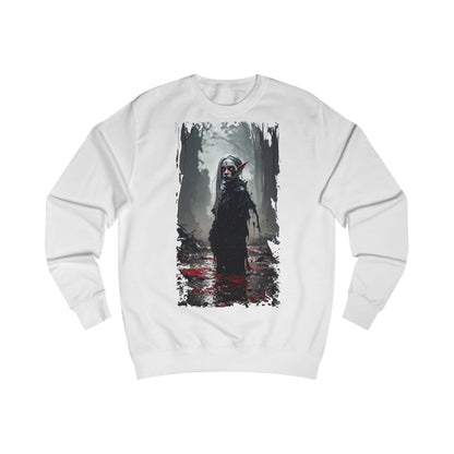 Horror-Themed Unisex Sweatshirt - Perfect for Halloween, Spooky Season, Horror Fans, Cozy Casual Wear