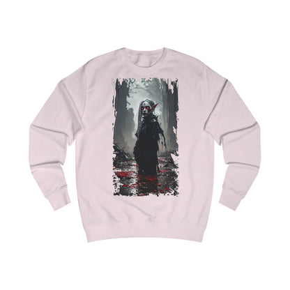 Horror-Themed Unisex Sweatshirt - Perfect for Halloween, Spooky Season, Horror Fans, Cozy Casual Wear