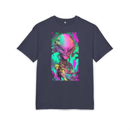 Alien Art Unisex Oversize Tee, Graphic Tee, Casual Style, Streetwear, Unique Gift, Statement Piece