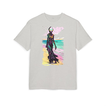 Beach Vibes Oversize Tee - Artistic Graphic Tee, Summer Style, Unisex T-Shirt, Boho Fashion, Casual Wear