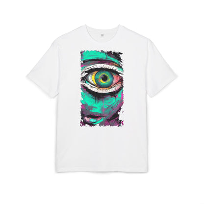 Stylish Eye Graphic Tee, Unisex Oversized T-Shirt, Casual Wear, Street Style, Gift for Art Lovers, Funky Apparel
