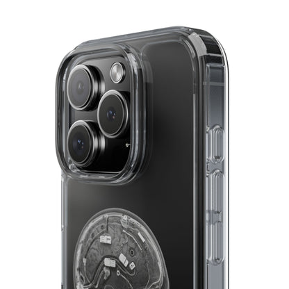 Skull Design Clear Phone Case - Unique Aesthetic for Tech Lovers