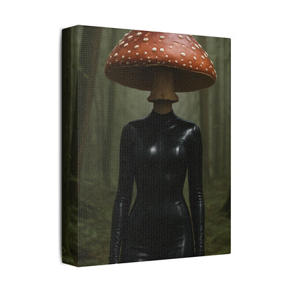 Mystical Mushroom Canvas Art Print, Fantasy Wall Decor, Unique Gift, Home Decoration, Nature Inspired Artwork