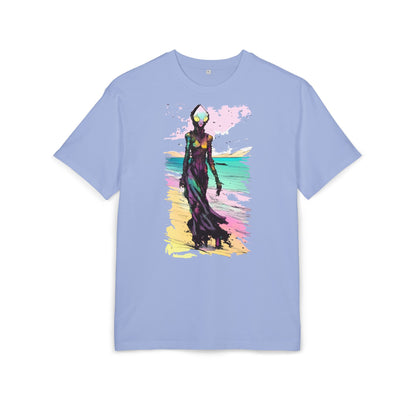 Beach Vibes Oversize Tee - Artistic Graphic Tee, Summer Style, Unisex T-Shirt, Boho Fashion, Casual Wear