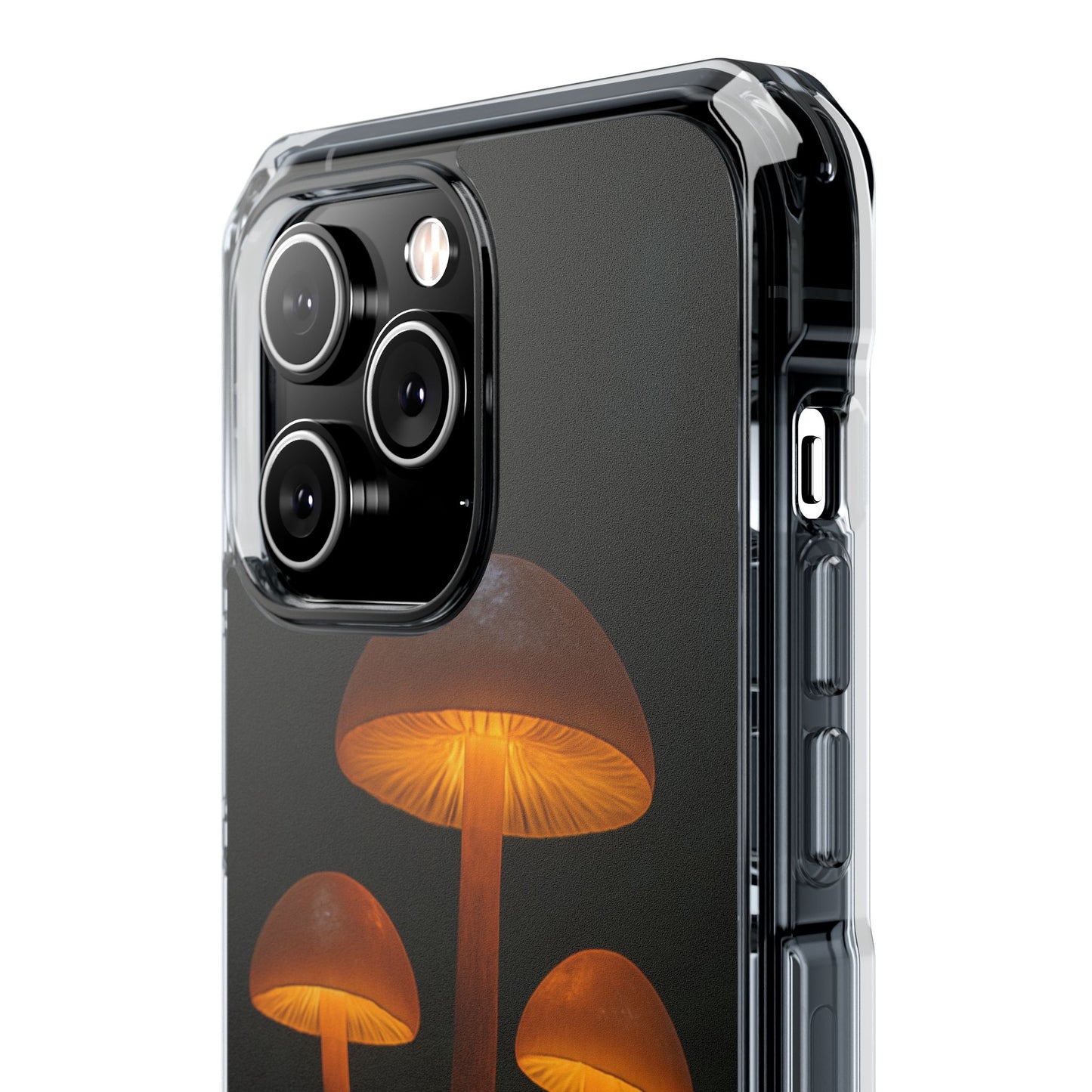 Magnetic Clear Impact Cases, Mushroom Phone Case, Eco-Friendly Phone Cover, Unique Phone Accessories, Gift for Nature Lovers, Artistic