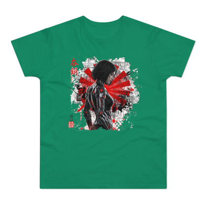 Cyber Samurai Graphic T-Shirt, Unisex Graphic Tee, Anime Shirt, Japanese Art T-Shirt, Gift for Nerds, Cosplay Apparel