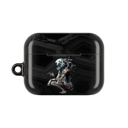 Futuristic AirPod Cases - Stylish Protection for Music Lovers, Gift for Tech Enthusiasts, Trendy Headphone Cover, Unique Tech Gift