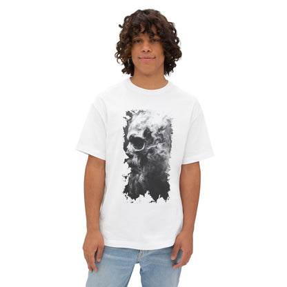 Edgy Oversized Graphic Tee | Casual Streetwear, Unisex T-Shirt, Skull Design, Gifts for Him/Her, Everyday Wear