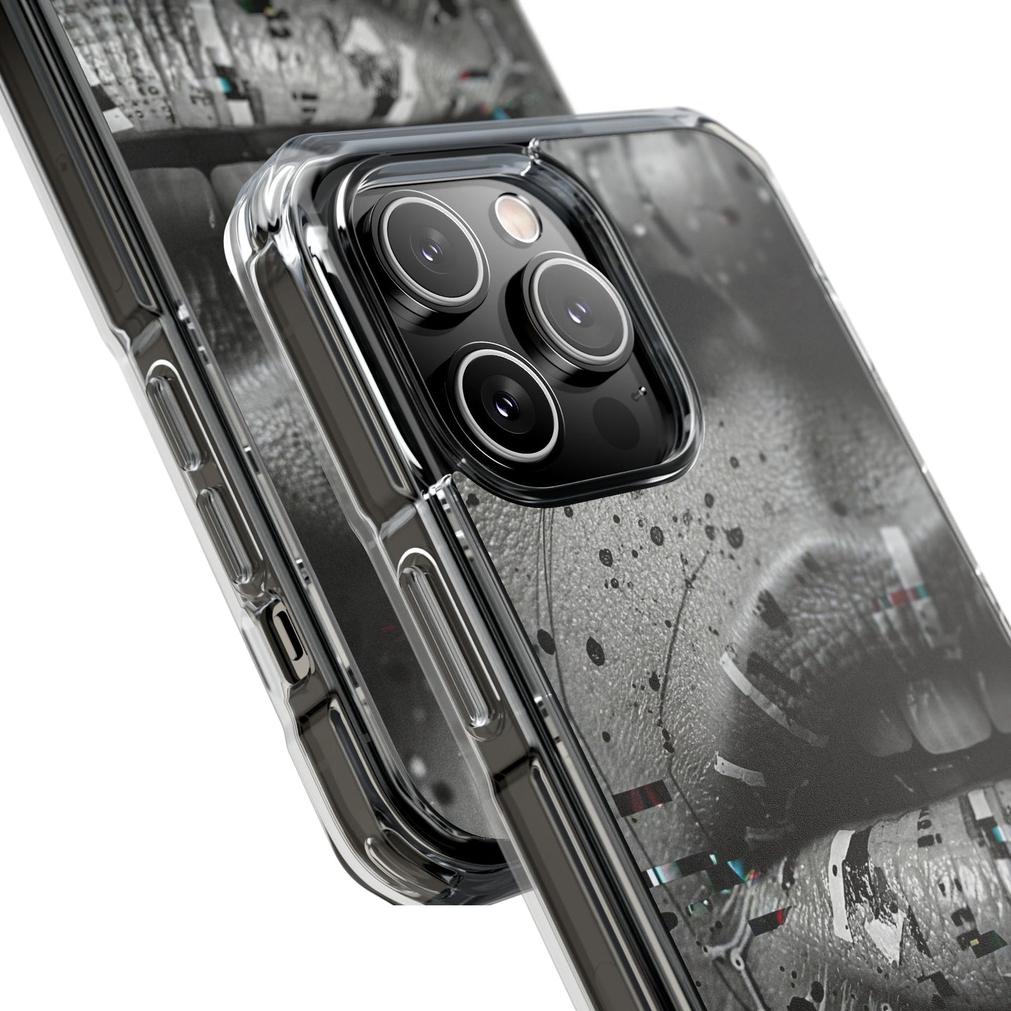 Magnetic Clear Impact Phone Case for Stylish Protection, Urban Aesthetic, Trendy Gift, Phone Accessories, Personalized Present
