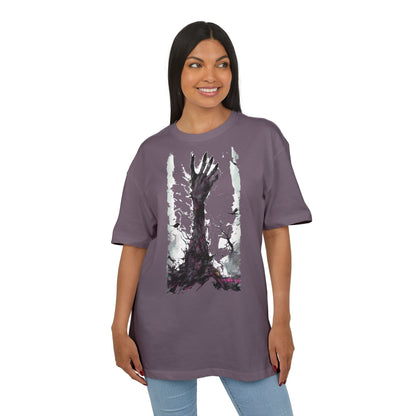 Artistic Oversized Unisex Tee, Graphic Tee, Casual Wear, Streetwear Style, Gift for Art Lovers, Unique T-Shirt Design