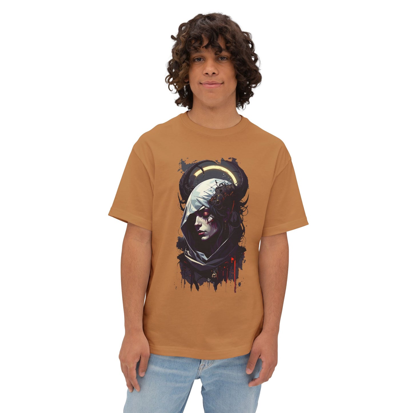 Urban Art Oversized Tee, Graphic Tee, Streetwear Shirt, Unique Art Clothing, Casual Fashion Top, Artistic Unisex T-Shirt