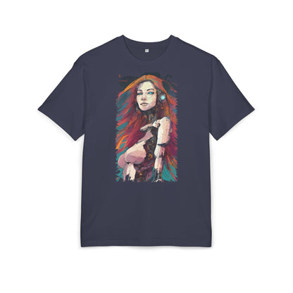Artistic Oversize Tee - Vibrant Graphic Shirt, Casual Streetwear, Unique Gift for Art Lovers, Everyday Wear, Graphic Tee