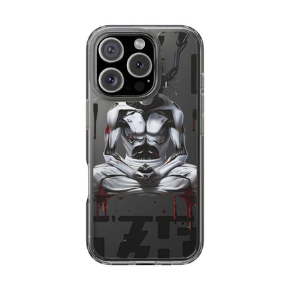 Clear Phone Cases with Cyber Design