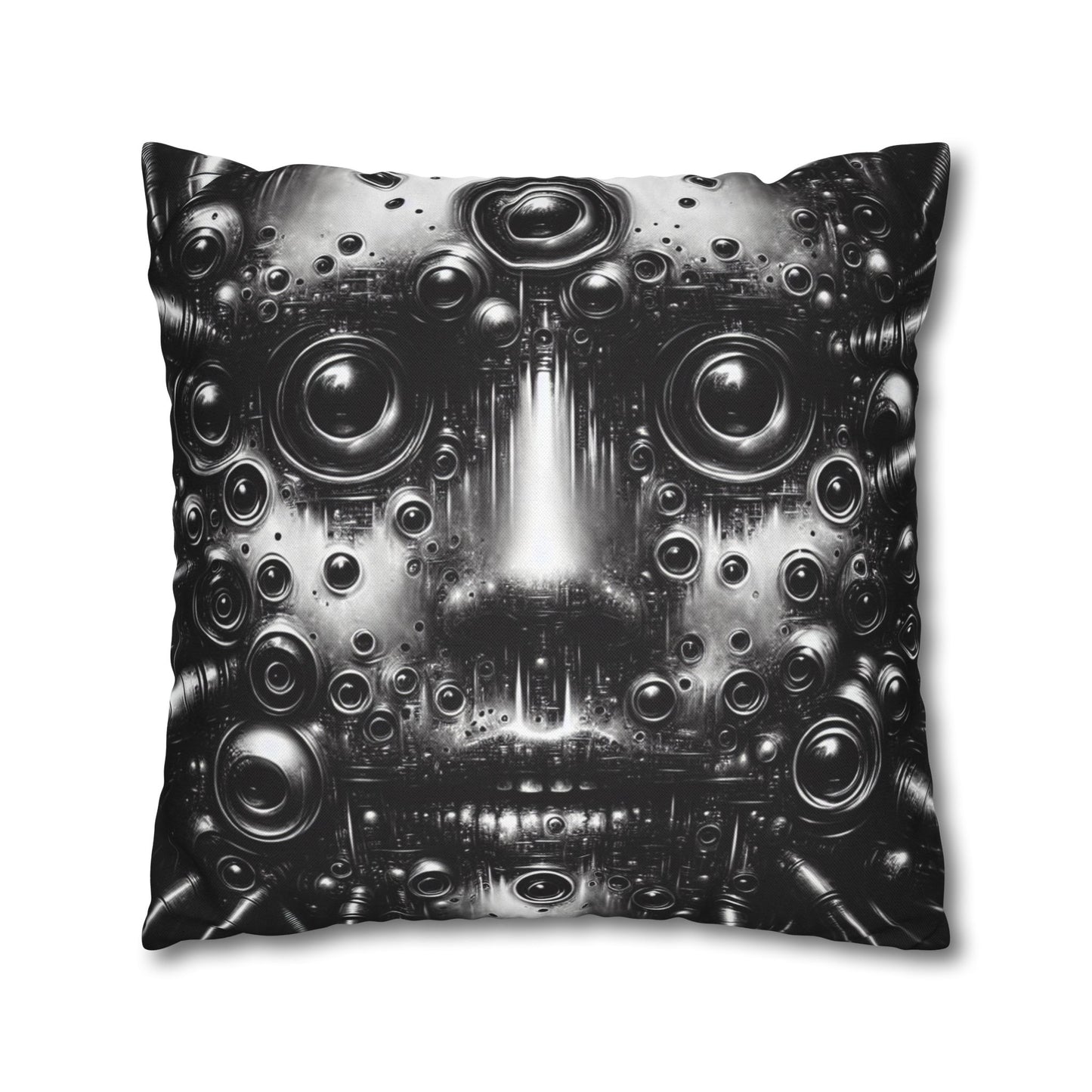 Funky Geometric Pillowcase, Modern Home Decor, Unique Throw Pillow Cover, Artistic Cushion Cover, Gift for Art Lovers