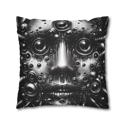 Funky Geometric Pillowcase, Modern Home Decor, Unique Throw Pillow Cover, Artistic Cushion Cover, Gift for Art Lovers